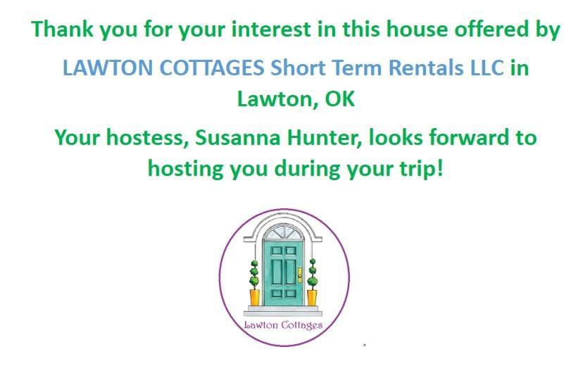 1 Mile To Fort Sill! The Carolebelle Cottage Sleeps 8 With Hottub,Grills,Firepit Lawton Extérieur photo